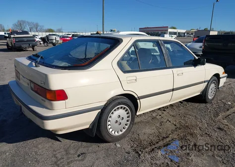 1988 Acura Integra Rs z USA, uszkodzony, nr VIN JH4DA1740JS005720
